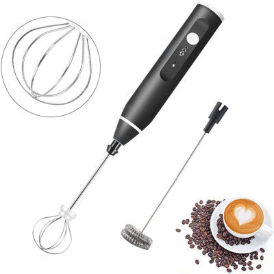 USB oplaadbare staafmixer mini-opschuimer voor Cappuccino Latte Coffee Egg