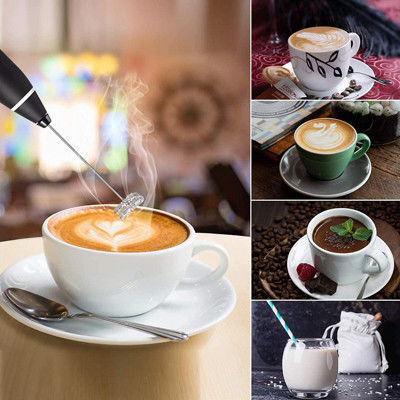 USB oplaadbare staafmixer mini-opschuimer voor Cappuccino Latte Coffee Egg