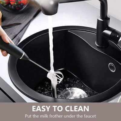 USB oplaadbare staafmixer mini-opschuimer voor Cappuccino Latte Coffee Egg