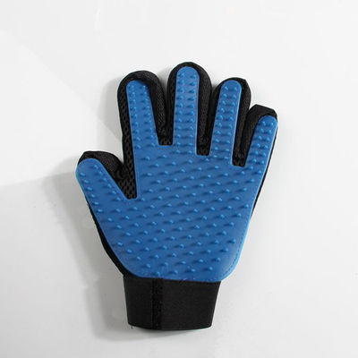 Het Huisdierenmassage Deshedding van siliconecat dog grooming gloves for