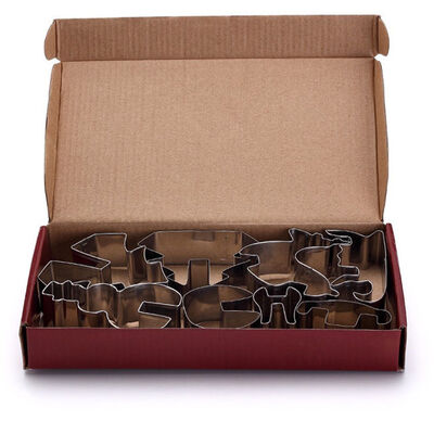 DIY-van het de Reekskoekje van Roestvrij staalkerstmis van het de Snijders 3D Koekje de Vormreeks