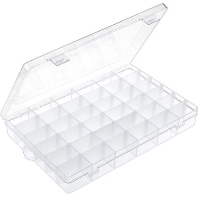 36 Netten ontruimen de Plastic Juwelen van Organisatorbox for storage