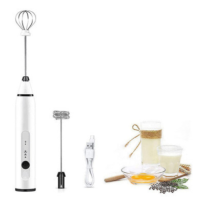 USB oplaadbare staafmixer mini-opschuimer voor Cappuccino Latte Coffee Egg