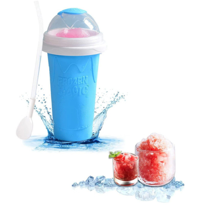 350ml Kop van de silicone Slushy Maker met Deksel en Stro