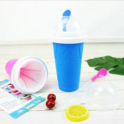350ml Kop van de silicone Slushy Maker met Deksel en Stro