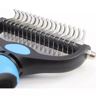 Van de de Kamborstel van Cat Dog Pet Shedding Dematting Deshedding Lang het Handvatroestvrij staal