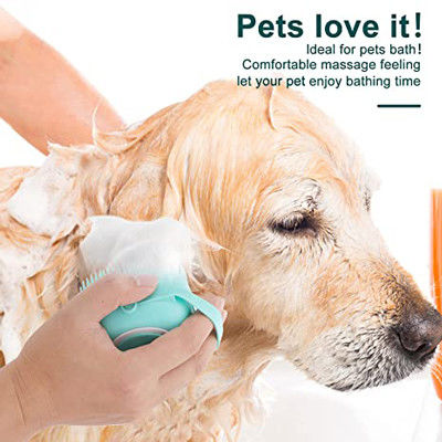 Veelkleurige Zachte de Shampooautomaat van de Siliconeborstel voor Cat Dog Pets