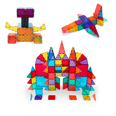 Plastic Duidelijke Magnetische 3D Bouwstenen Unisex- Onderwijs
