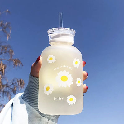 480ml de Schaal Draagbare Transparant van melkjuice cute water bottle with