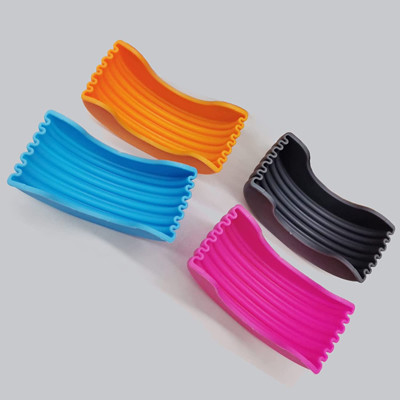 Veelkleurige Doos van de silicone de Intrekbare Regelbare Hamburger