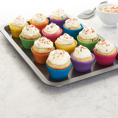 De veelkleurige Levering van de de Voeringen Opnieuw te gebruiken Bulkkeuken van de Siliconemuffin