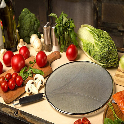 Het zilveren Roestvrije staal ploetert het Scherm voor Bradend Pan Bulk Kitchen Supplies
