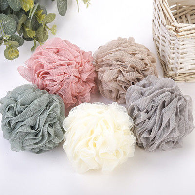 Van de het Lichaamswas van het huisgebruik Veelkleurig PE van Mesh Bath Sponge Materiaal