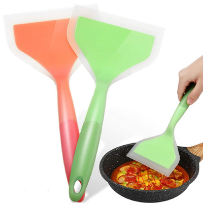 Non-Stick Kokende Veilige Schop van Siliconepannekoeken voor de Pannekoekpizza van Eierenvissen