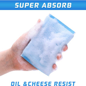 Nylon blauwe schuurpads die lang meegaan en herbruikbaar zijn