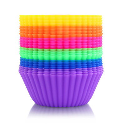 Non Stick Cakevormen Siliconen Cupcake Liners Herbruikbaar