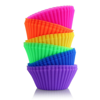 Non Stick Cakevormen Siliconen Cupcake Liners Herbruikbaar