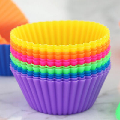 Non Stick Cakevormen Siliconen Cupcake Liners Herbruikbaar