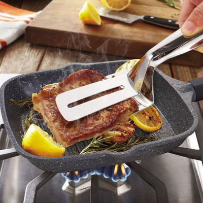 Barbecueklem RVS 3-in-1 Voedseltang Multifunctioneel