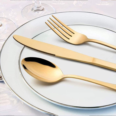 Bestek Keukengerei Goud Zilverwerk Set RVS