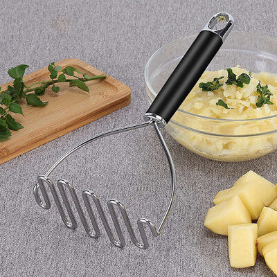 De moderne Zilveren Op zwaar werk berekende Stamper van de Roestvrij staalaardappel