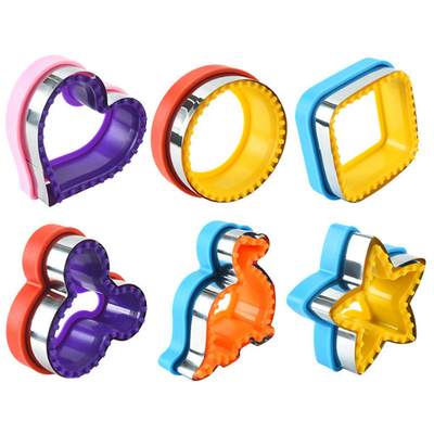Het Roestvrije staal van de de Sandwichsnijder van Mickey Shapes Bread DIY van de hartster