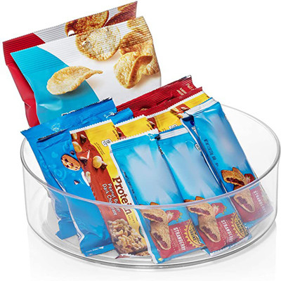 De ronde Plastic Duidelijke Roterende Organisator For Kitchen van de Draaischijfopslag