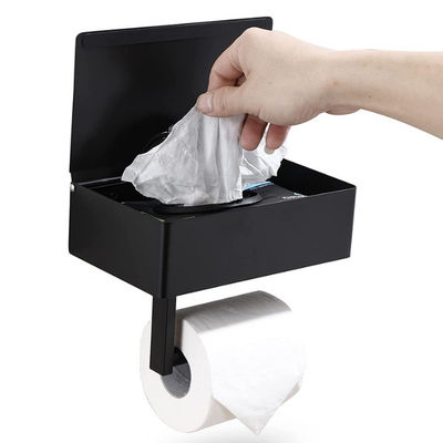 De muur Opgezette Houder van het Roestvrij staaltoiletpapier voor Badkamers