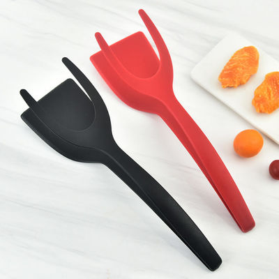 Fried Egg Double Spatula Bread-Barbecue 2 in 1 Greep Flip Tongs Pp Material