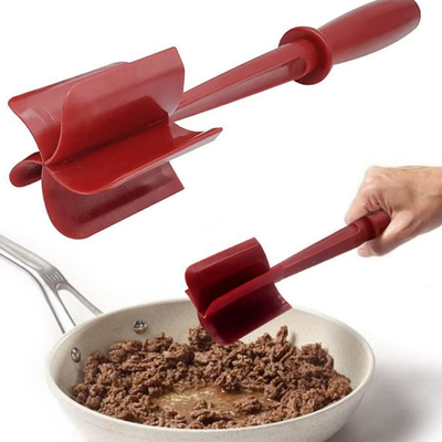 De hittebestendige Hamburger van Vleeschopper masher and smasher for