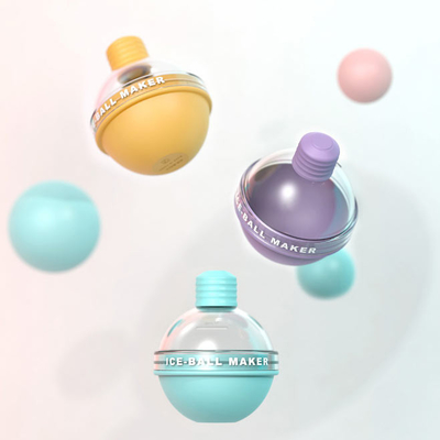 Van het het Gebiedijsblokje van de Gloeilampencirkel van het de Dienbladensilicone van de het Ijsbal de Vorm 100ml