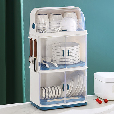Het veelkleurige Rek van de Keuken Tegen Plastic Kom met Dekseldekking