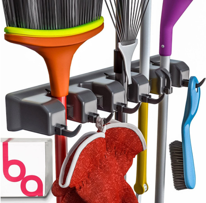 5 Houder van het positie zet Schoonmakende Hulpmiddel 6 Hakenmuur Bezemhouder 447g op