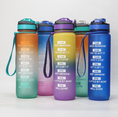32 oz-Waterfles met Fles van het Strobpa de Vrije Drinkwater met het Wateropname van de Urenverhoging van de hele dag
