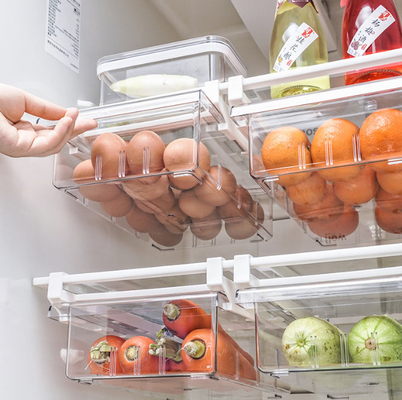 Drinkt de Opslagcontainer van het Voedselhuishouden terugtrekken Ijskastorganisator Drawers 600g