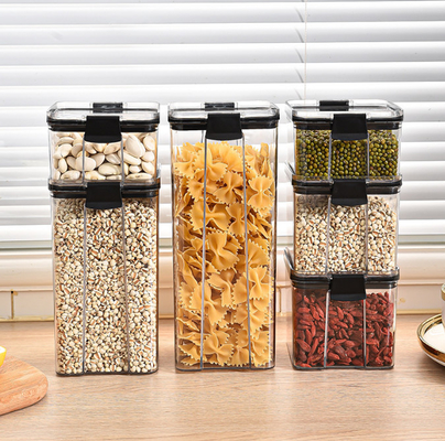 Containers van de de Voorraadkastopslag van het keukenhuisdier de Plastic voor Voedselorganisatie 460ml 700ml