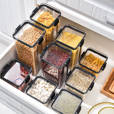Containers van de de Voorraadkastopslag van het keukenhuisdier de Plastic voor Voedselorganisatie 460ml 700ml