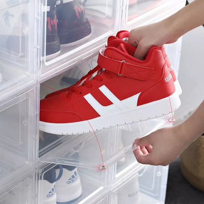 De plastic Container van de Huishoudenopslag Magnetische Shoebox
