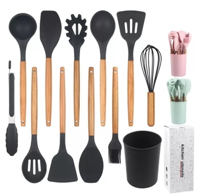 De Reeks van de de Spatellepel van het huishoudensilicone