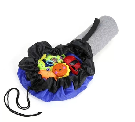 Aangepast van de het Huishoudenopslag van Kinderen de Containerspel Mat Drawstring Toy Storage Bag