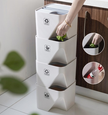 Plastic Scheidbare Modulaire Keukenvuilnisbak voor Afvalvuilnis