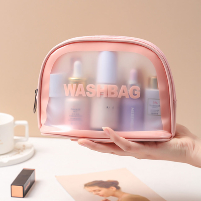 Draagbare Waterdichte Toiletry van pvc van de Reismake-up Zak voor de Zomerstrand