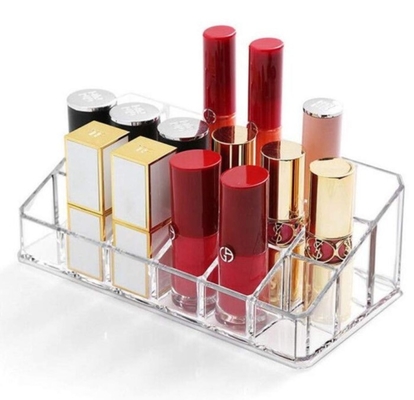 De Acrylorganisator Box Lipstick Storage van make-upschoonheidsmiddelen