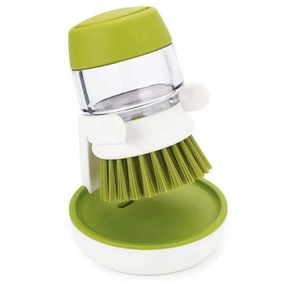 Schotelborstel met de Palmborstel van de Zeepautomaat voor Schotelgootsteen Pan Pot Washing en het Schoonmaken