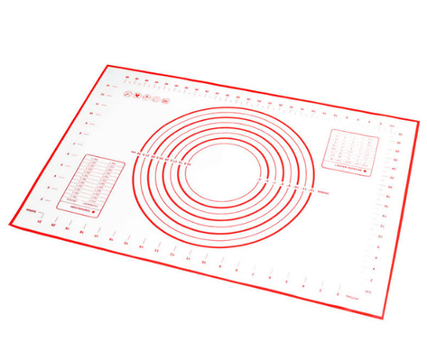 Siliconegebakje Mat Non Stick Baking Mats met de Rolling Mat van het Metingendeeg