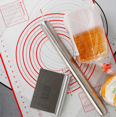 Siliconegebakje Mat Non Stick Baking Mats met de Rolling Mat van het Metingendeeg