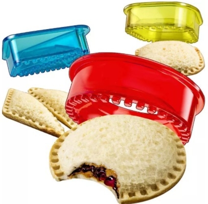 Van het de Makerdiy Koekje van de keukengereedschapcake van de de Lunchsandwich de Snijder en de Verzegelaar