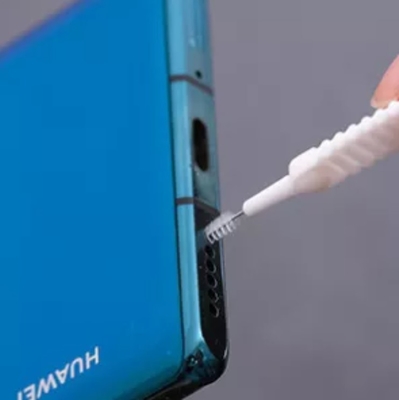Houseware van de het Gatentelefoon van de Douche het Hoofdafzet Plastic Handvat Mini Cleaning Brush