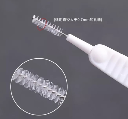 Houseware van de het Gatentelefoon van de Douche het Hoofdafzet Plastic Handvat Mini Cleaning Brush