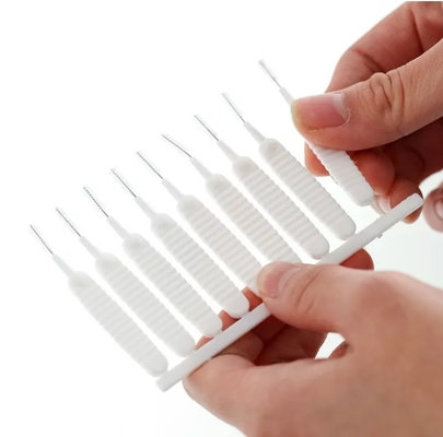 Houseware van de het Gatentelefoon van de Douche het Hoofdafzet Plastic Handvat Mini Cleaning Brush
